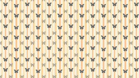 Detailed butterfly mural wallpaper design pattern showing artistic butterflies on striped background by Kids-Mundo