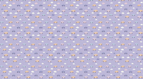 Detailed cars and clouds mural wallpaper design pattern on purple background by Kids-Mundo