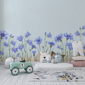 Sleeping kitten mural wallpaper transforming kids room into peaceful sanctuary