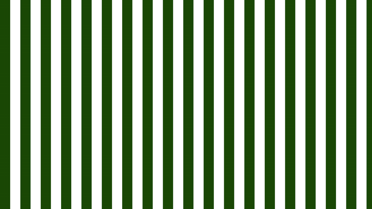 Dark Green and White Stripe Wall Mural