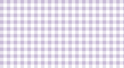 Flat artwork preview of the Kids-Mundo lilac gingham check wall mural pattern design.