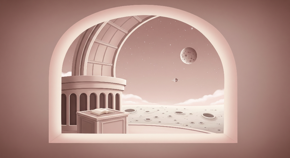 Stargazer's Observatory Wall Mural