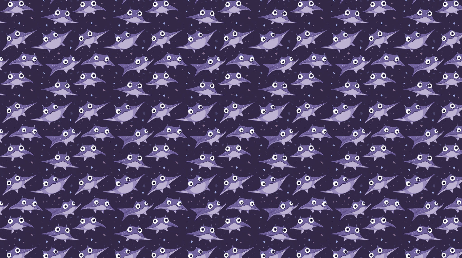 Detailed ocean animals mural wallpaper design pattern with cute sea creatures by Kids-Mundo