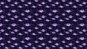 Detailed ocean fish mural wallpaper design pattern with purple starry background by Kids-Mundo