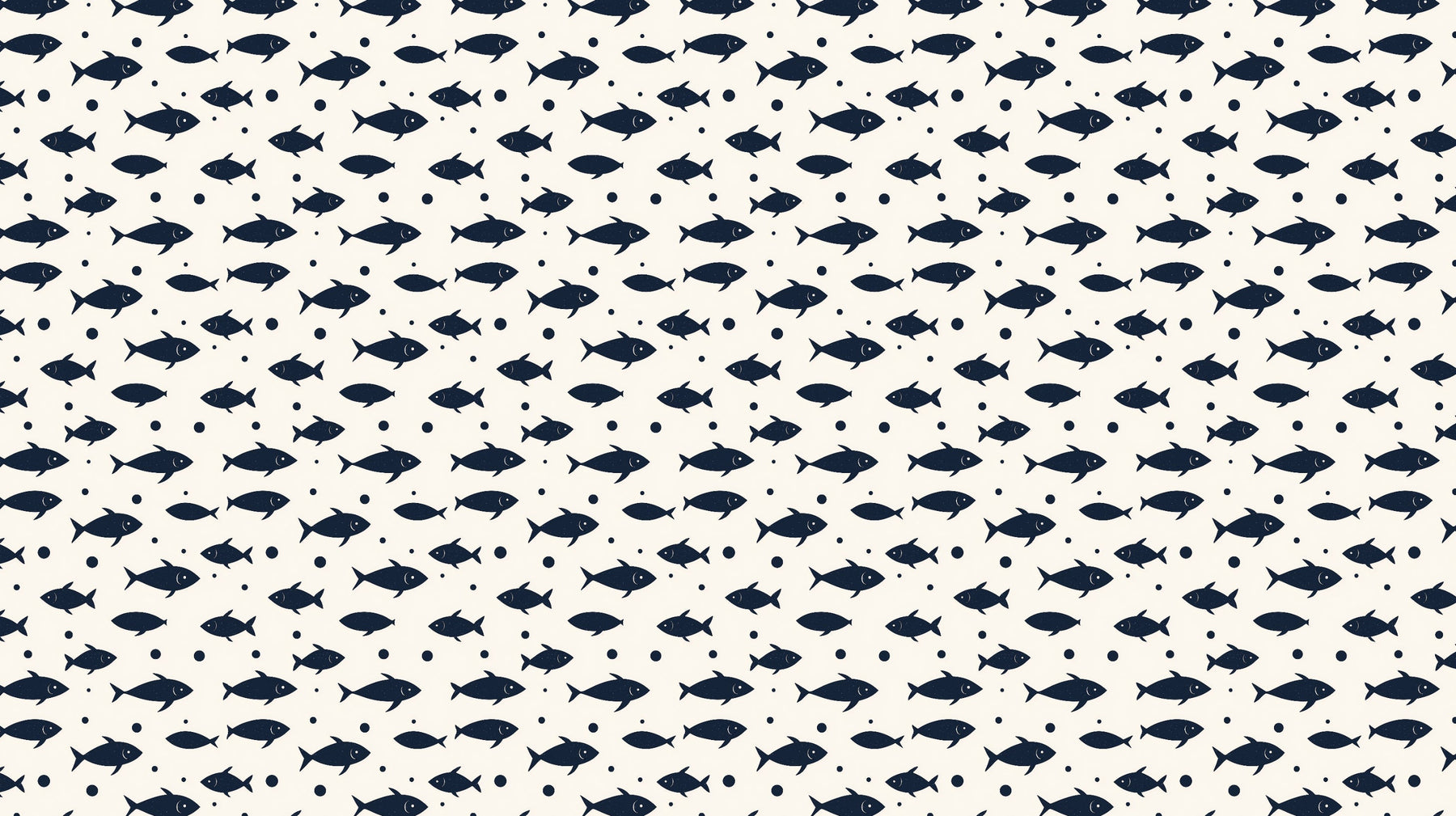 Detailed ocean fish mural wallpaper design pattern showing stylized marine life by Kids-Mundo