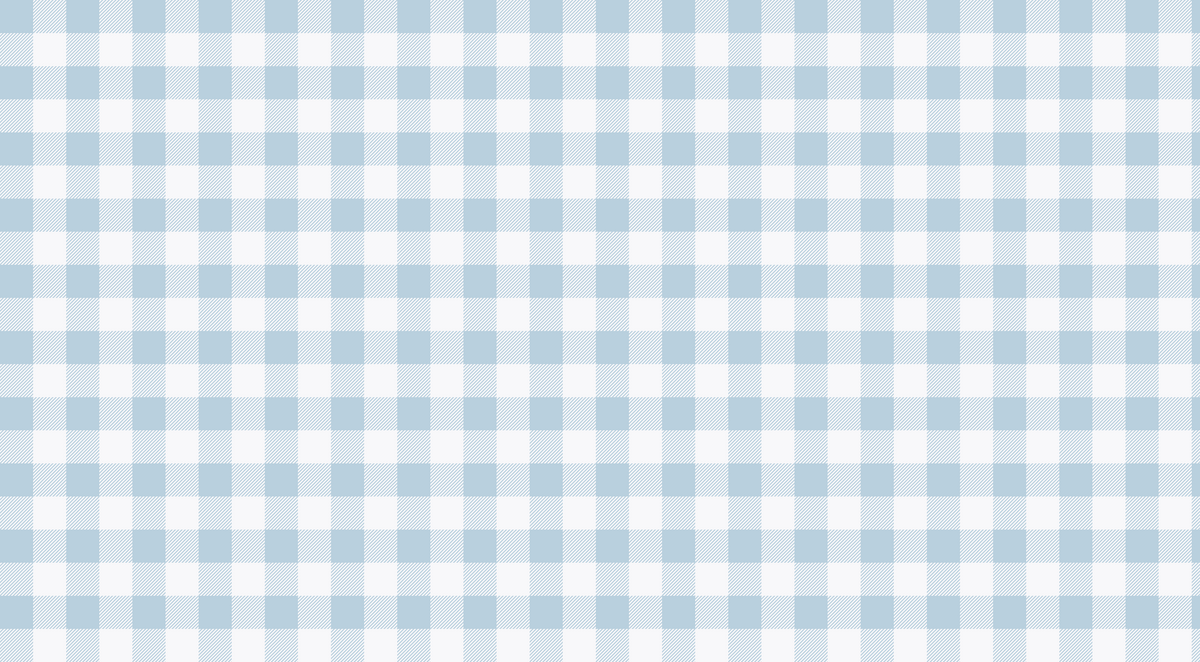 Pale Blue Gingham Check Wall Mural