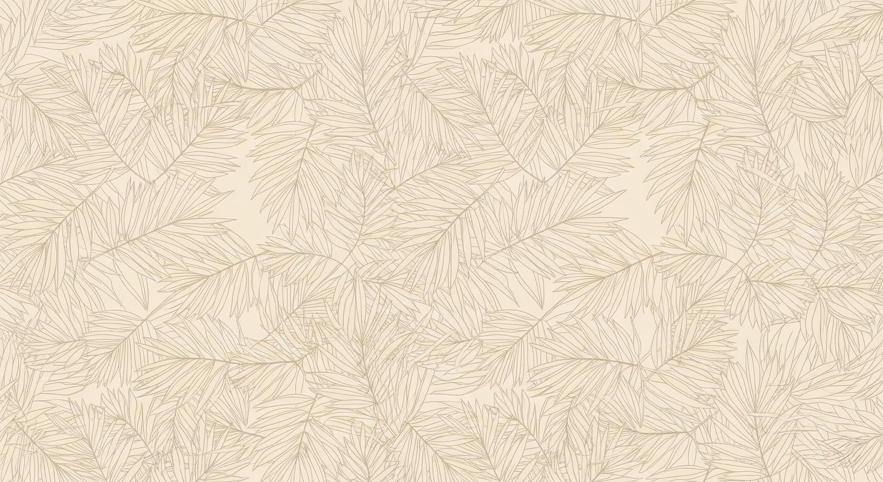 Detailed palm leaves mural wallpaper design pattern showing botanical motifs by Kids-Mundo
