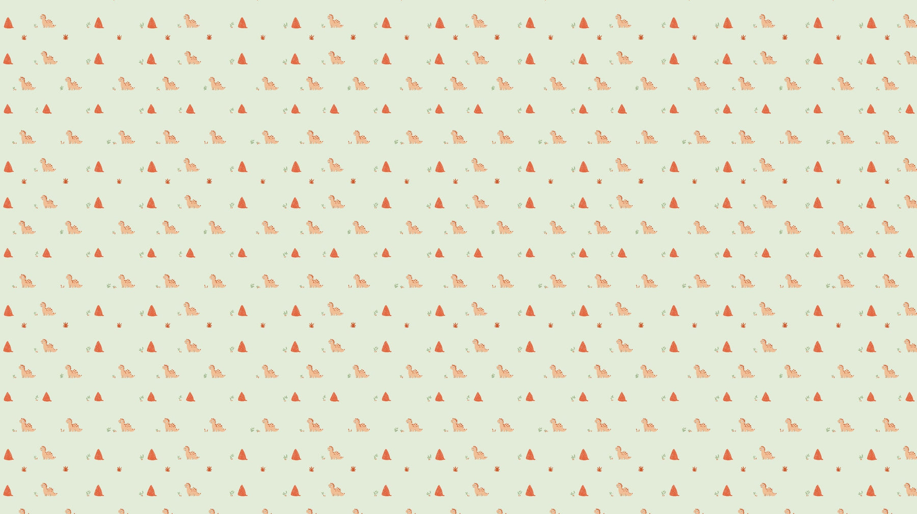 Detailed playful creatures and geometric shapes mural wallpaper design pattern by Kids-Mundo