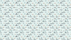 Detailed road adventure mural wallpaper design pattern with colorful cars by Kids-Mundo