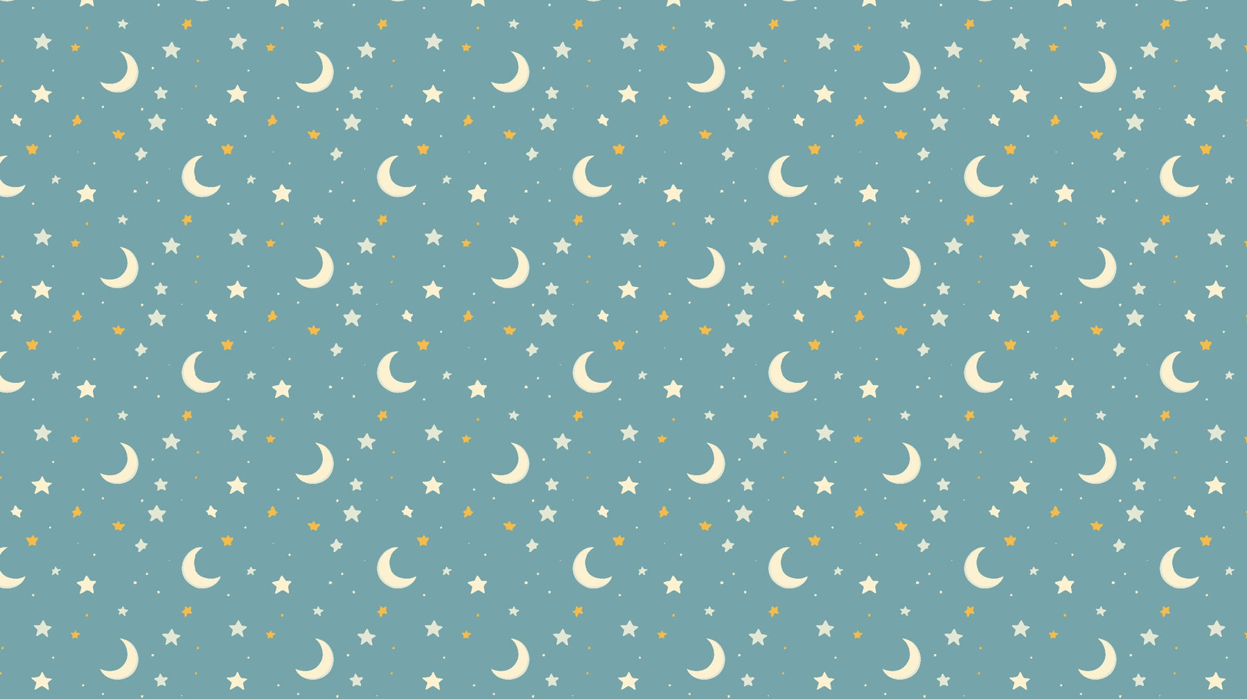 Detailed starry sky mural wallpaper design pattern with golden celestial motifs by Kids-Mundo