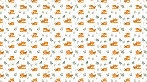 Detailed tiger and green foliage mural wallpaper design pattern by Kids-Mundo