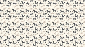 Detailed unicorn clouds and stars mural wallpaper design pattern by Kids-Mundo