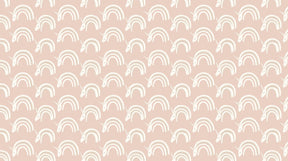 Detailed unicorn and rainbow mural wallpaper design pattern with pastel colors by Kids-Mundo