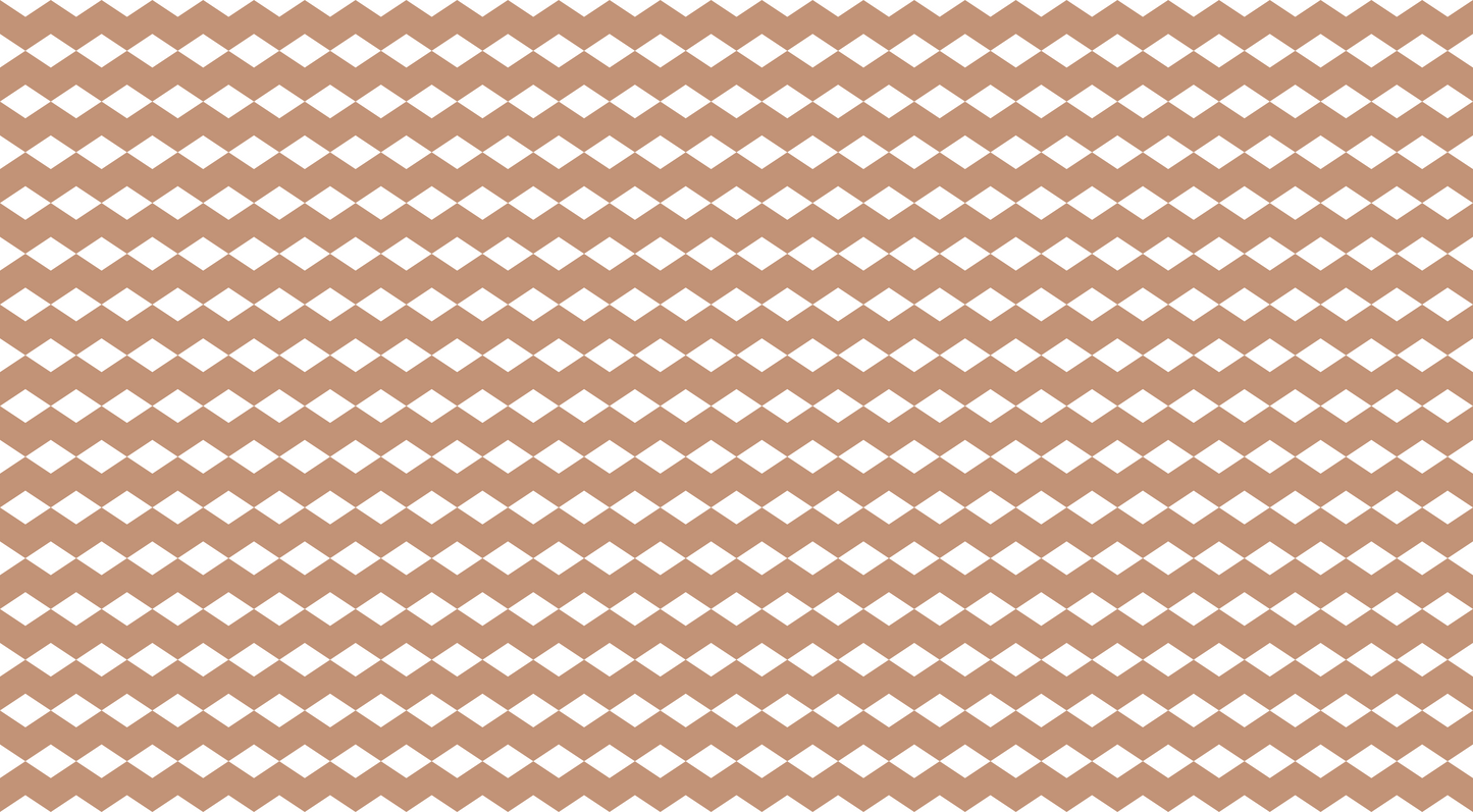 Kids-Mundo flat artwork of a repeating caramel and cream diamond wallpaper pattern