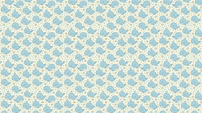 Detailed whale mural wallpaper design pattern with smiling whales and bubbles by Kids-Mundo