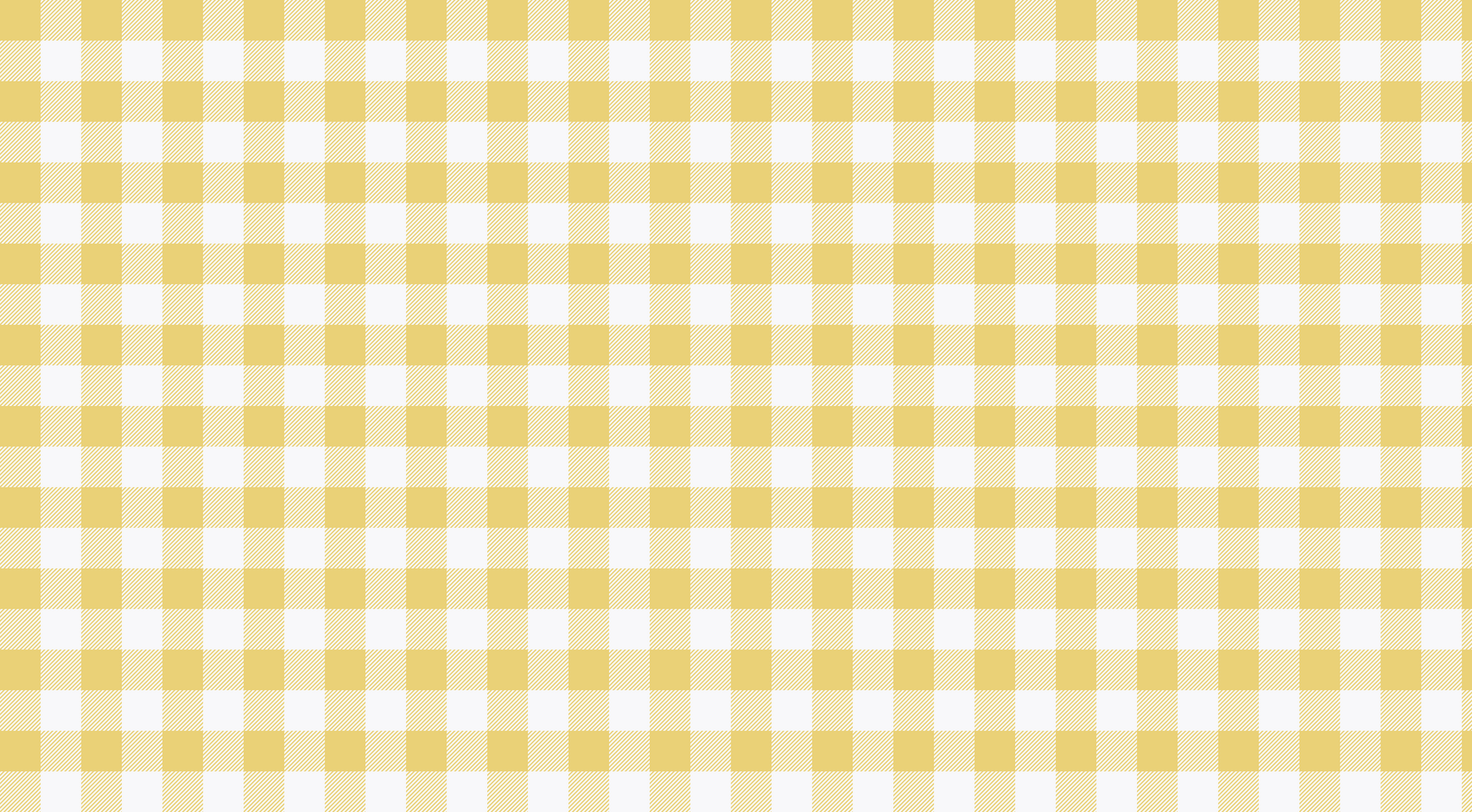 Flat artwork swatch of the Kids-Mundo yellow and white gingham check wall mural pattern