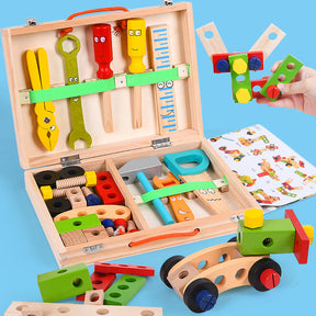 Montessori Wooden Toolbox | Safe, Eco-Friendly Creative Learning