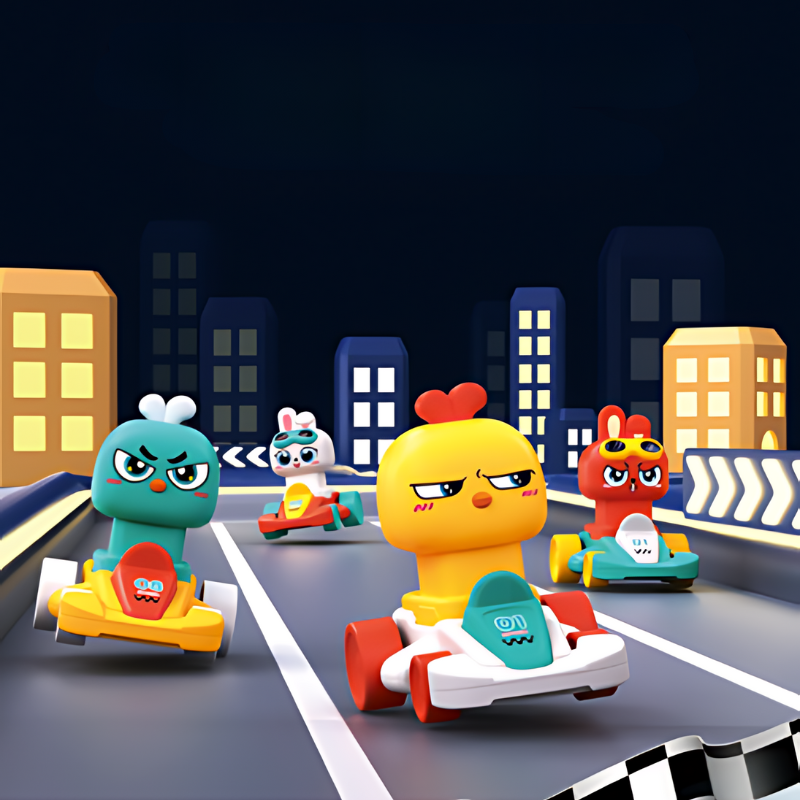 Animal Racing Karts | Engaging Push-Button Fun