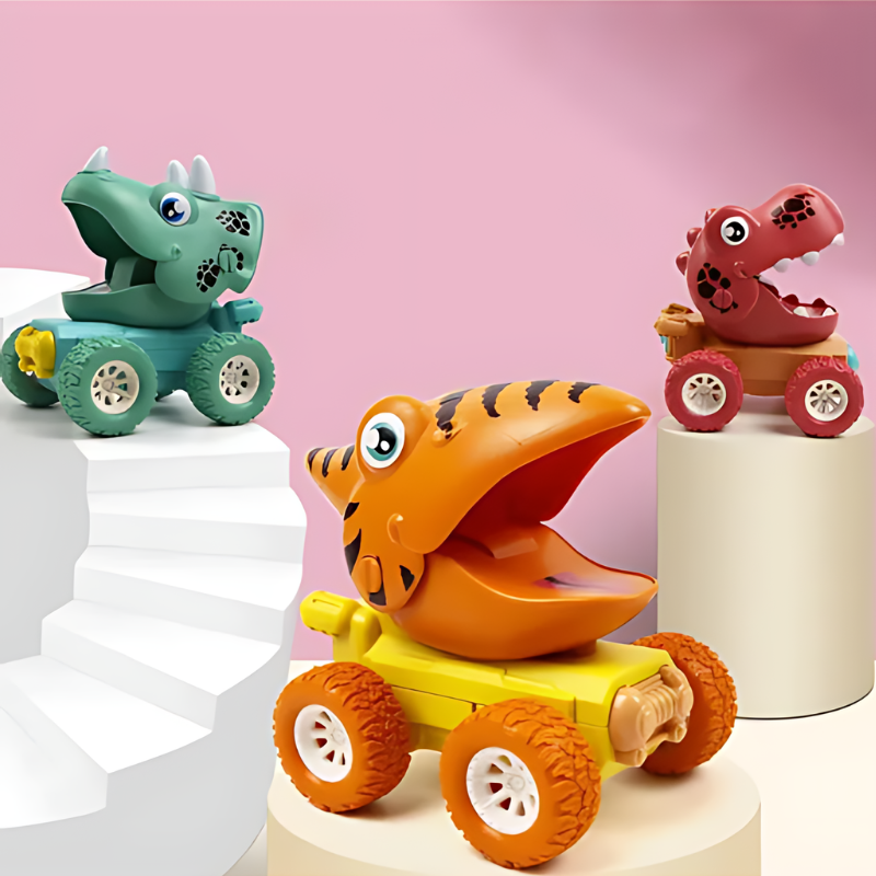 Dinosaur Push Cars for Kids | Fun Motor Skills Development