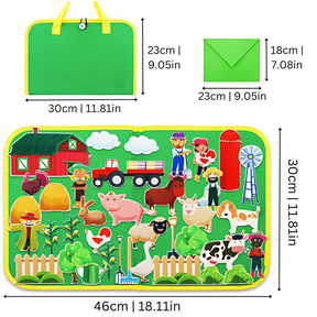 Portable Felt Storytelling Set | Inspires Creativity and Learning