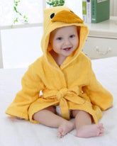 Baby Bathrobe for Infants | Soft Cotton with Cute Duck Design