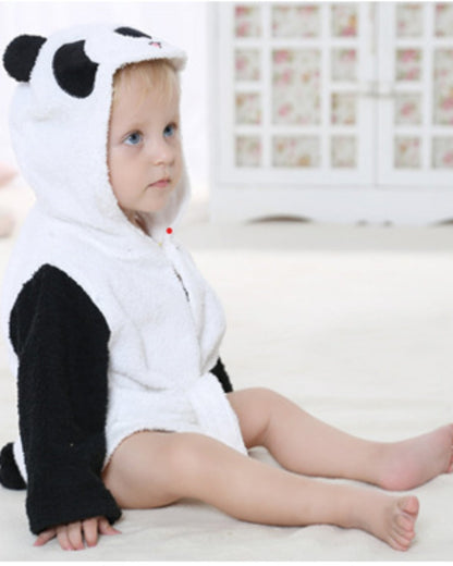 Cotton Baby Bathrobe | Soft, Cozy Panda Design