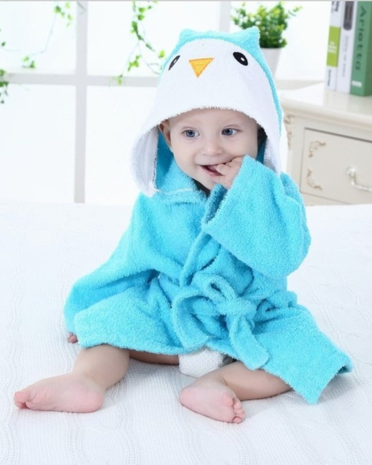 Baby Penguin Bathrobe | Soft Cotton for Ultimate Comfort