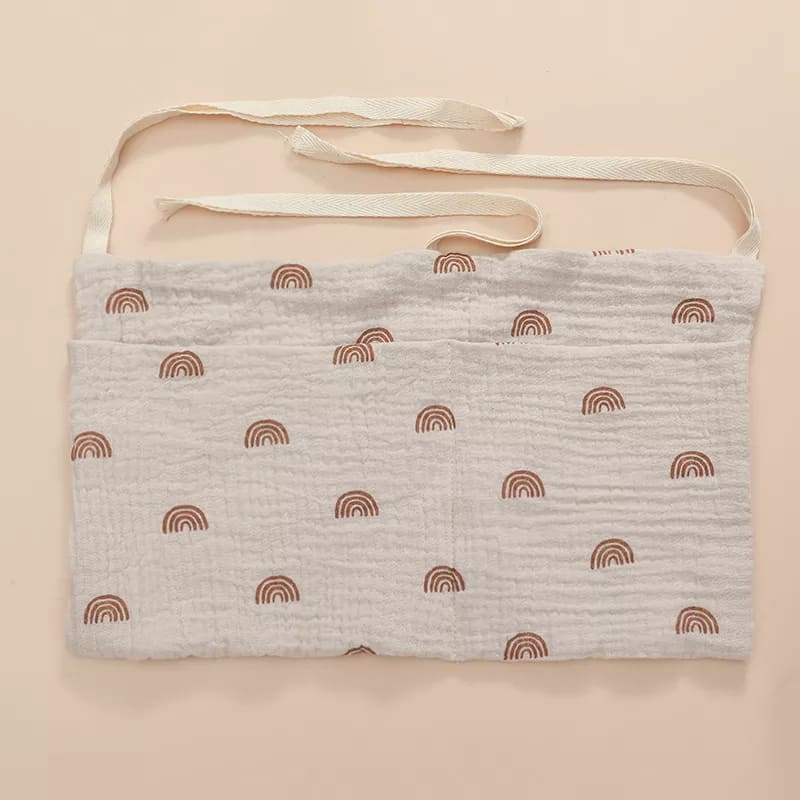 Baby Bed Storage Organizer | Soft, Breathable, Multi-Compartment Design