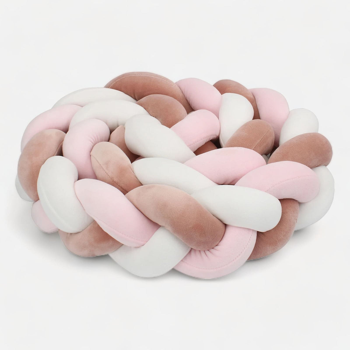Braided Baby Bed Bumper | Soft Cotton Protective Surround