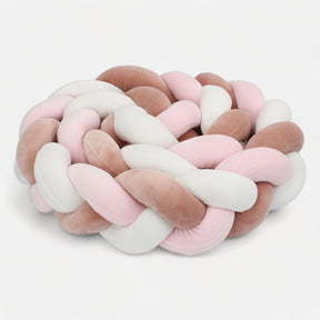 Braided Baby Bed Bumper | Soft Cotton Protective Surround