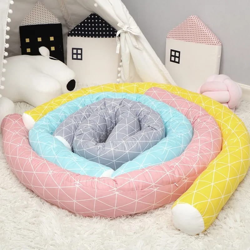 Baby Bed Bumper | Soft, Stylish, and Safe Design