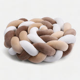 Braided Baby Bed Bumper | Soft Cotton Safety Barrier