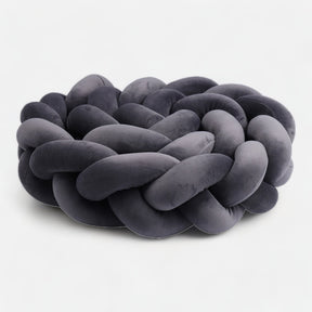 Boys' Braided Bed Bumper | Soft Cotton Safety Barrier