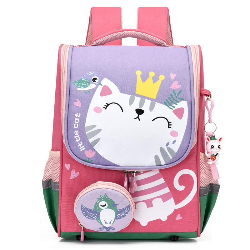 Cute Cat Backpack for Kids | Perfect for First Graders